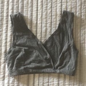 Soft stretchy maternity or breastfeeding bra